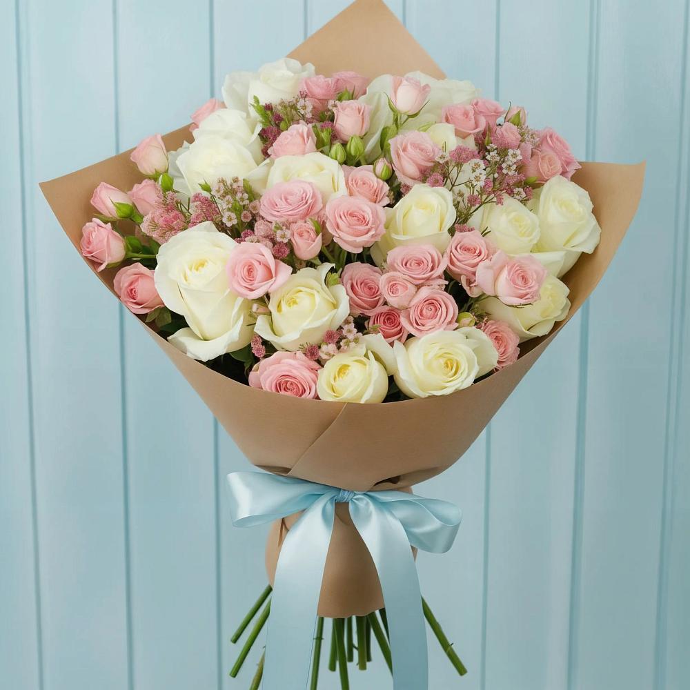 Букет цветов из: Розы в Певеке