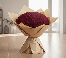 Букет 101 Красная роза в Певеке