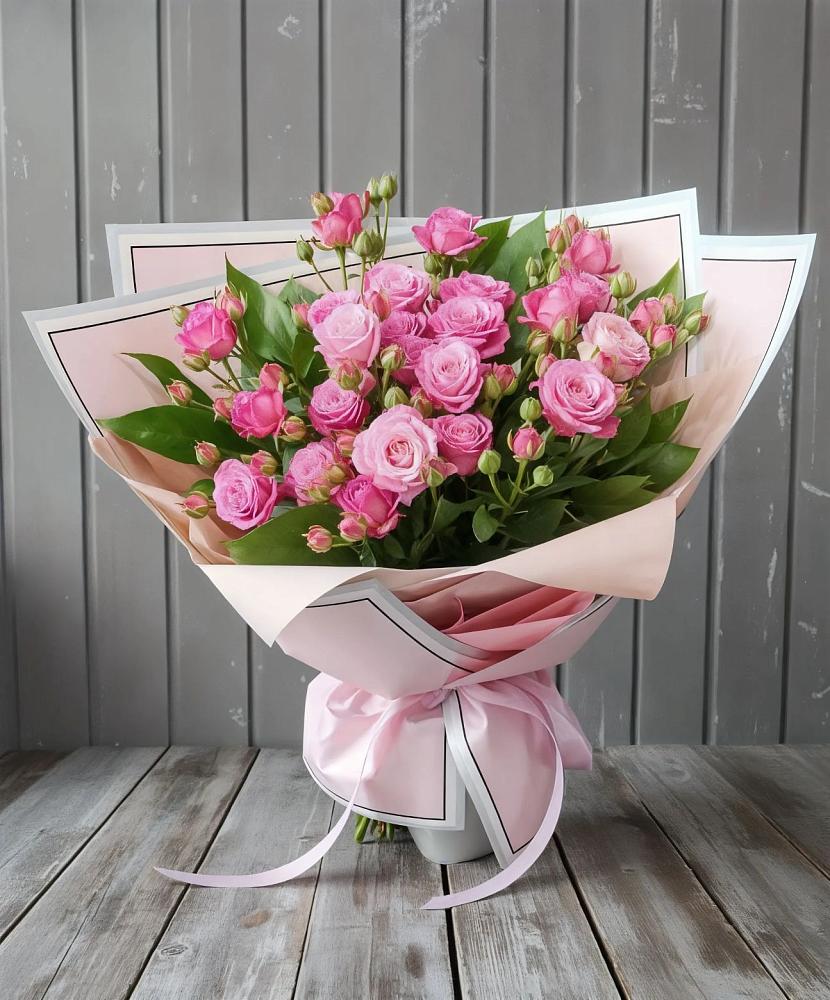 Букет Розовый кустик в Певеке