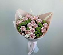 Букет цветов из:  Розы и Хризантемы в Певеке