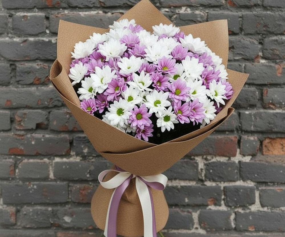 Букет цветов из: Хризантемы в Певеке