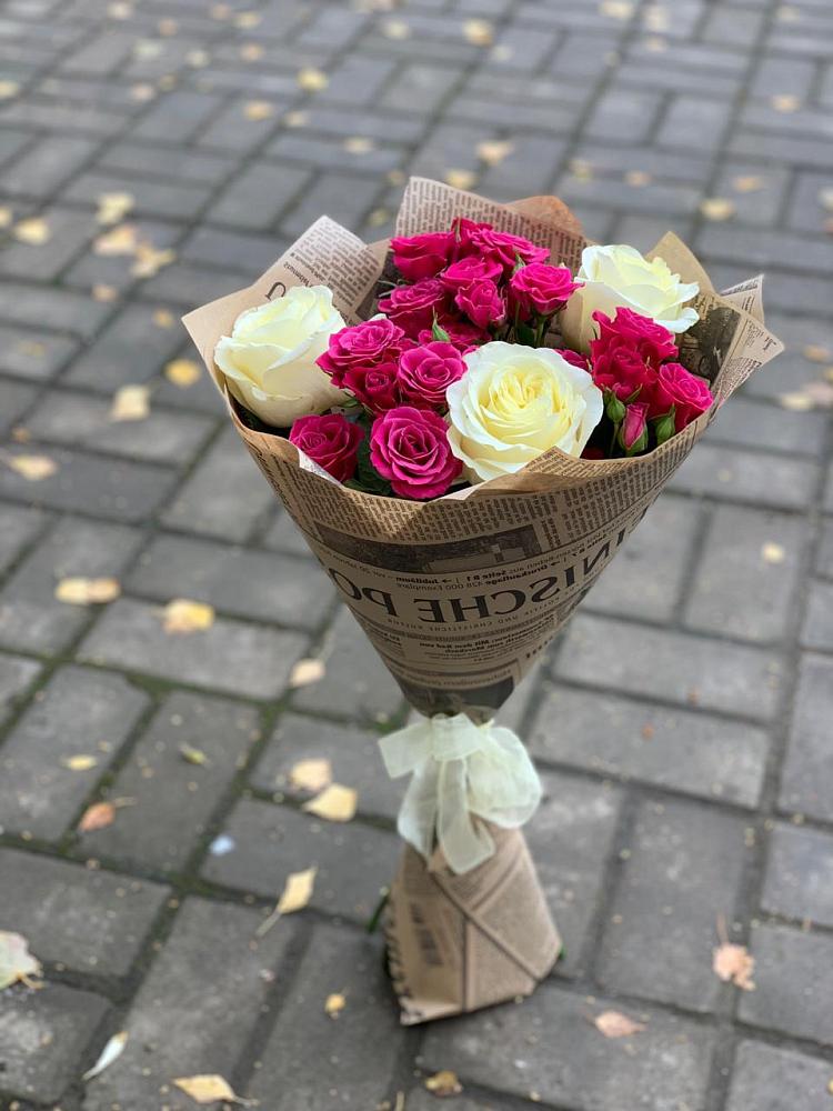 Букет цветов из: Розы в Певеке